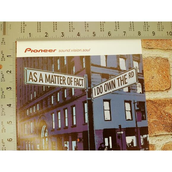 2004 Pioneer AVIC-N1 Print Ad Street Signs Crossroads Matter of Fact Own Road - Picture 6 of 7